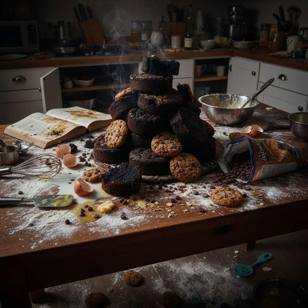 kesalahan pemula baking