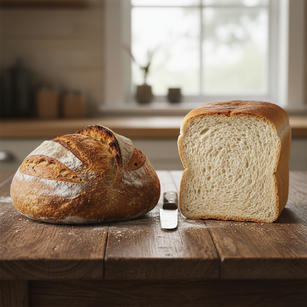 perbedaan sourdough dan roti biasa