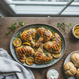 resep Grilled Lemon Herb Chicken by dapoer nde